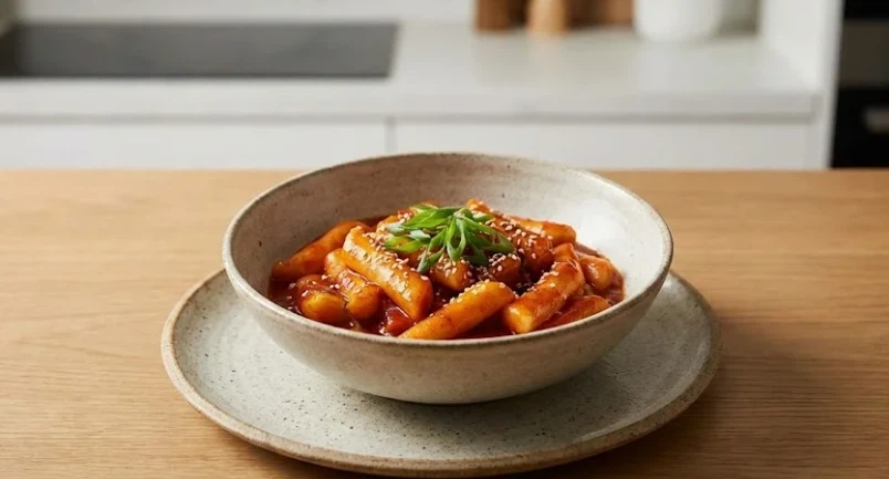 Healthy Vegan Tteokbokki Recipe